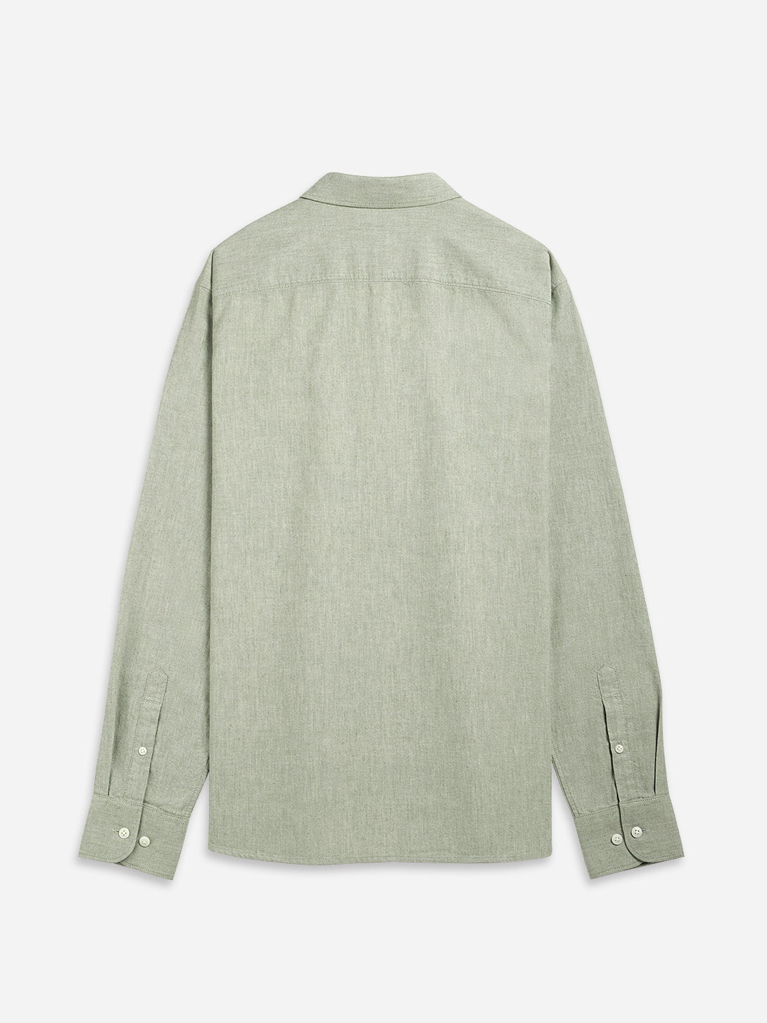 Moss Green Heather Fulton Heather Oxford Shirt Mens Oxford Button Down Dress Shirt Work Long Sleeve Shirt Button Collar Heather Oxford 