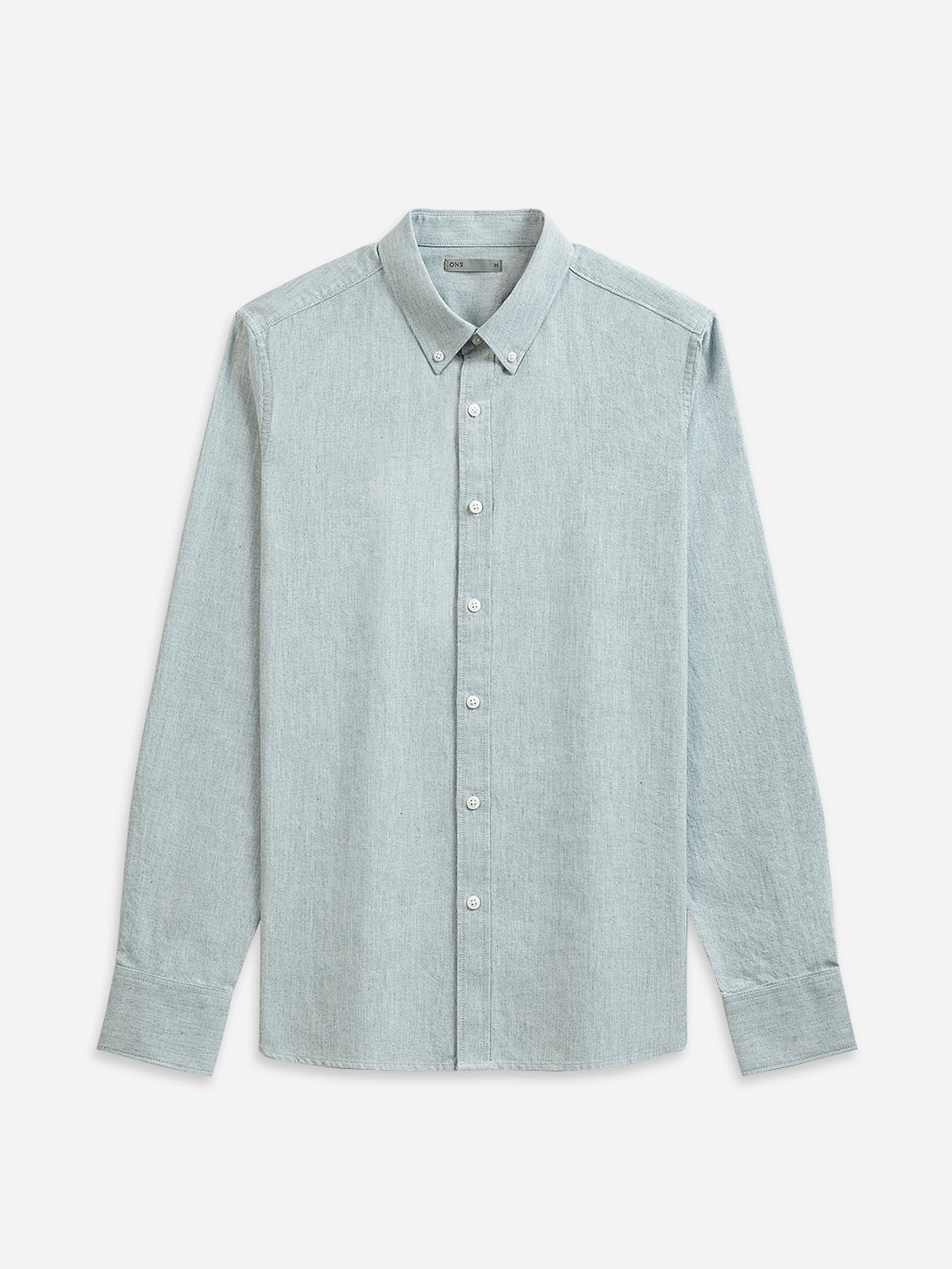 Lead Heather Fulton Heather Oxford Shirt Mens Oxford Button Down Dress Shirt Work Long Sleeve Shirt Button Collar Heather Oxford 