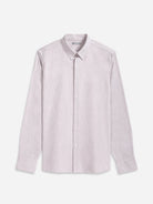 Dusty Purple Heather Heather Fulton Heather Oxford Shirt Mens Oxford Button Down Dress Shirt Work Long Sleeve Shirt Button Collar Heather Oxford 