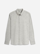Lt Grey Heather Fulton Heather Corduroy Shirt Mens Button Down Shirt Soft Heather Fabric Lightweight Casual Button Down 