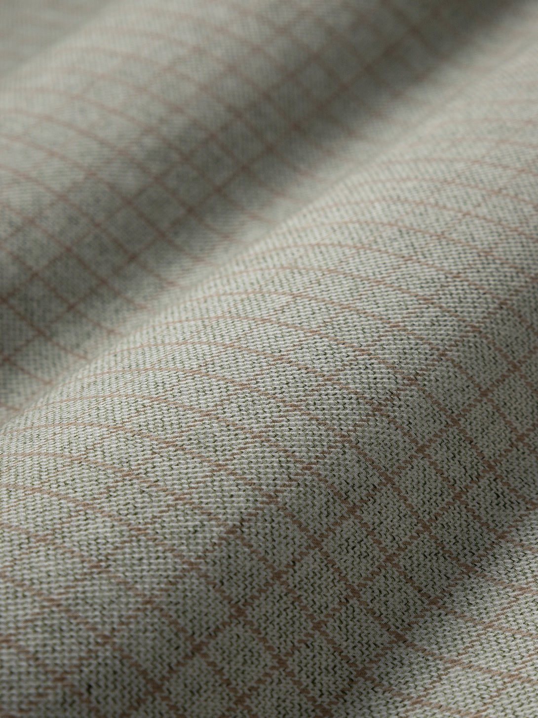 swatch Olive Heather/Rosy Brown Check