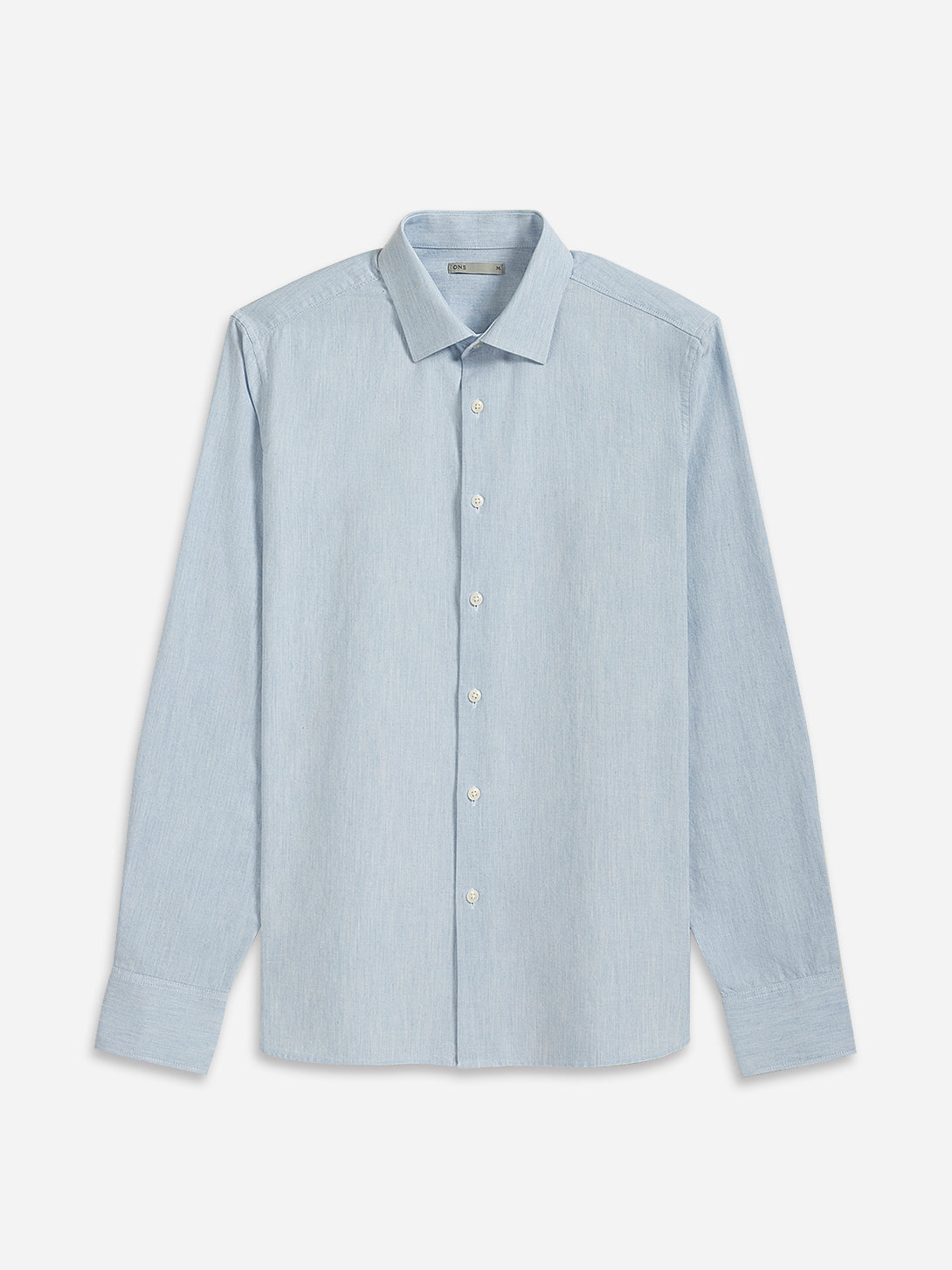 Lt Blue Heather Adrian Heather Oxford Shirt Spread Collar Oxford Dress Shirt Casual Formal Button Up Long Sleeve Work Shirt 