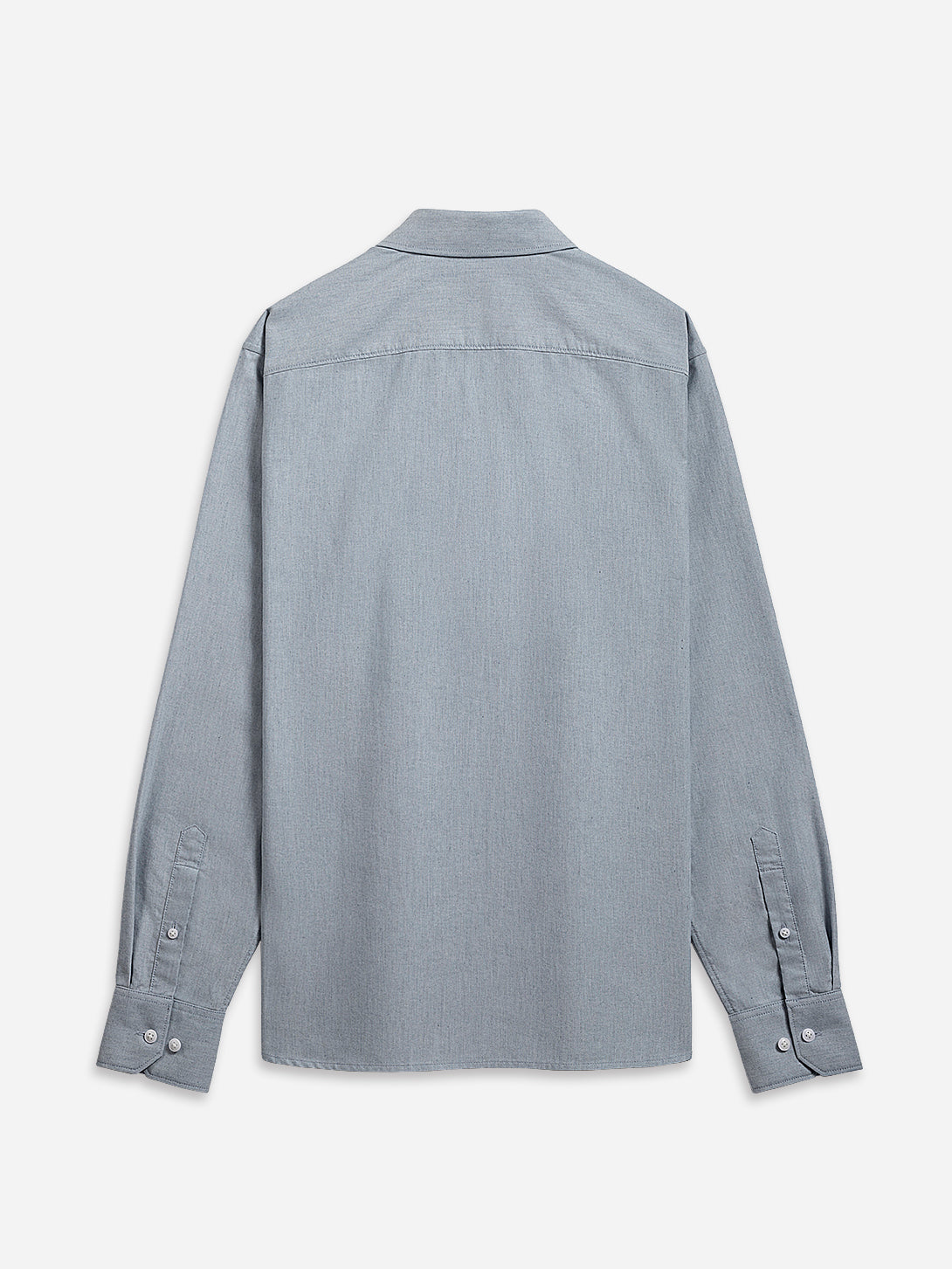 Dk Blue Heather Adrian Heather Oxford Shirt Spread Collar Oxford Dress Shirt Casual Formal Button Up Long Sleeve Work Shirt 