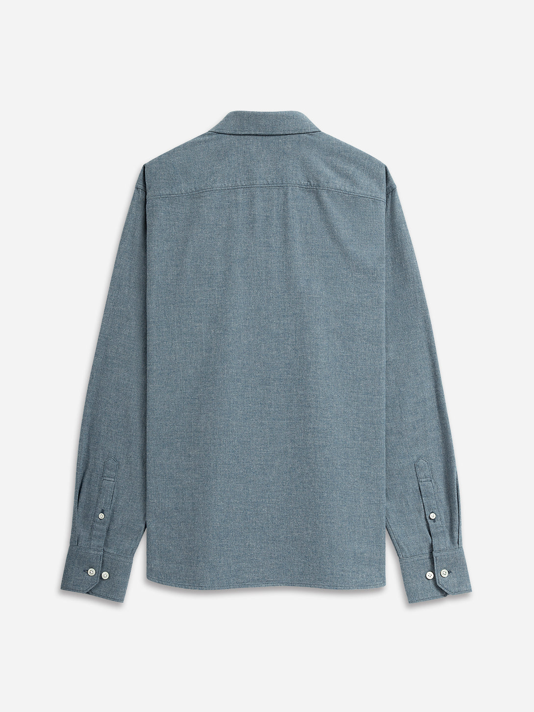 Dk Navy Heather Adrian Heather Brush Shirt Mens Spread Collar Brushed Cotton Button Up Shirt Casual Work Shirt 