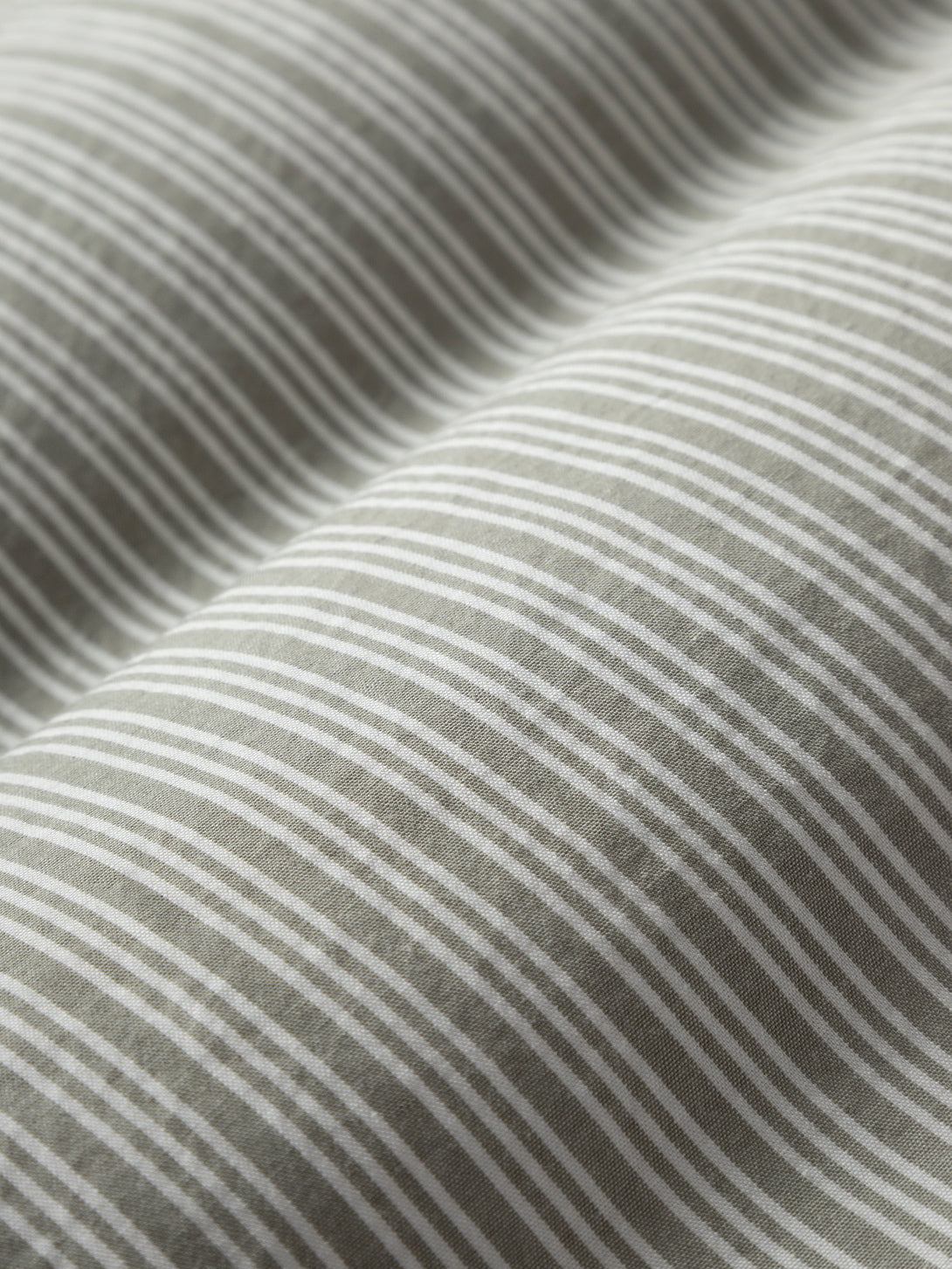 Off White/Seagrass Stripe Adrian Pencil Stripe Shirt Mens Spread Collar Casual Dress Shirt Work Stripe Shirt