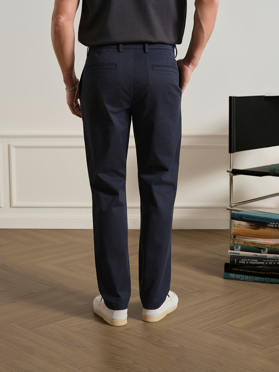 Shadow Navy Rider Stretch Chino Mens Tapered Chino Pants Cotton Pants ONS Clothing 