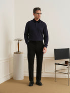 Black Greenway Motion Tapered Trousers Mens Black Trouser Pants ONS Clothing 