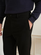 Black Greenway Motion Tapered Trousers Mens Black Trouser Pants ONS Clothing 