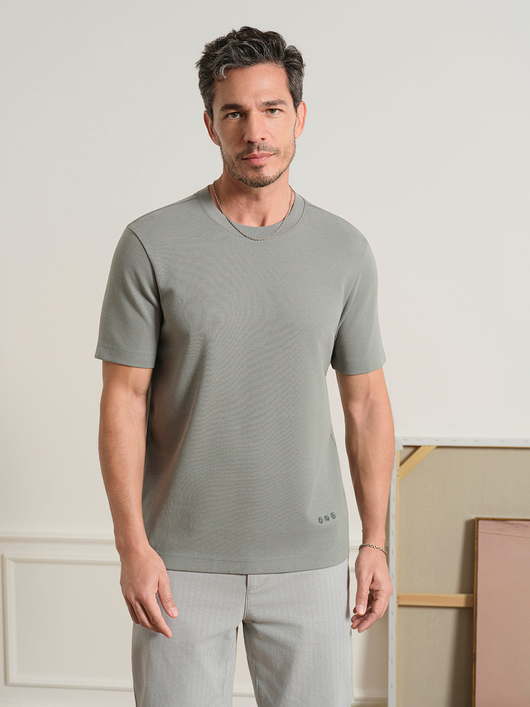 Bering Sea Alphabet Crew Neck Tee Mens Crew Neck Short Sleeve Shirt 