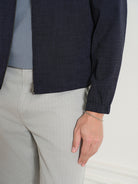Dk Navy Connor Fresco Jacket Mens Zip Up Layering Light Jacket ONS Clothing