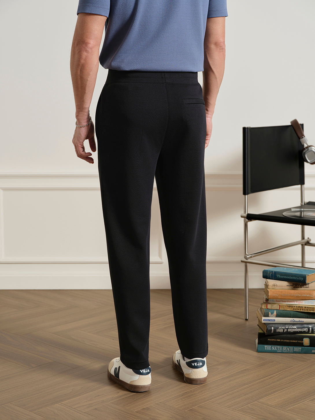 Black Bklyn Scuba Jogger Mens Loungewear Sweatpants ONS Clothing 