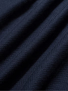 Navy Heitor Knitted Shirt Mens Short Sleeve Button Up Shirt Knit Far Afield 