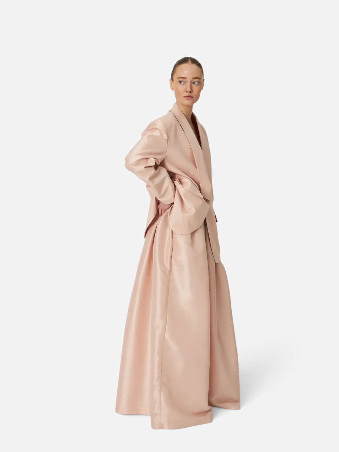 Rose Dust Festive Oversized Blazer Womens Blazer Stella Nova 