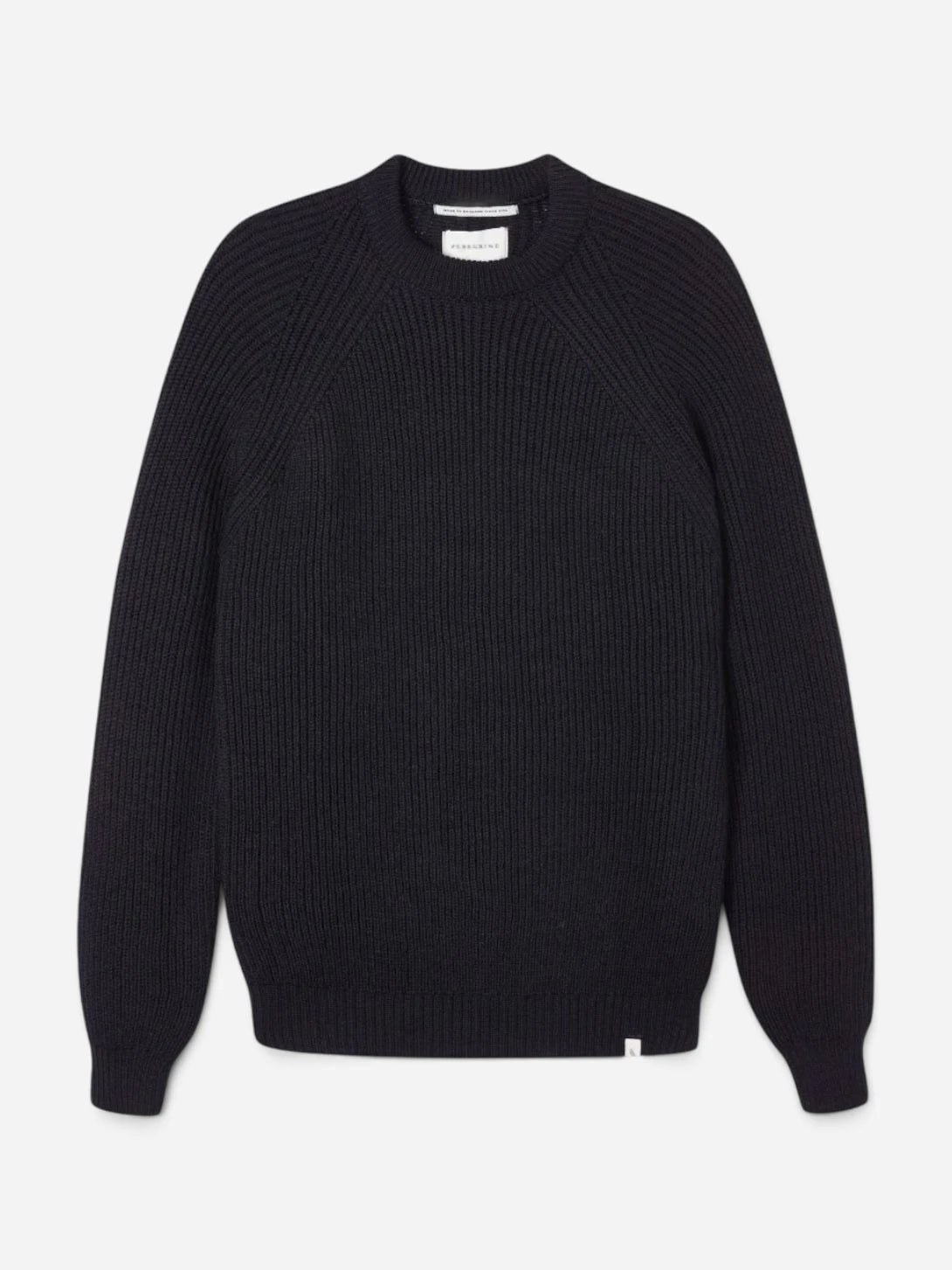 Navy Ford Crew Mens Wool Pullover Sweater 