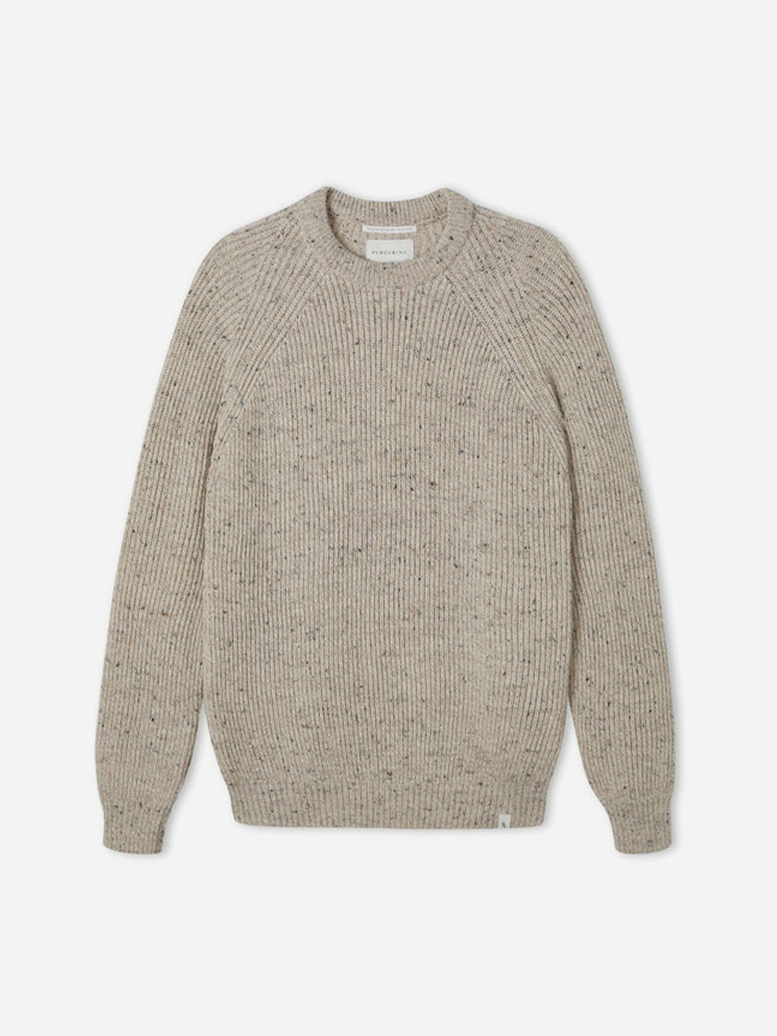 Oatmeal Ford Crew Mens Peregrine Crewneck Sweater 