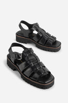 Black Haddie Vagabond Womens Sandals 