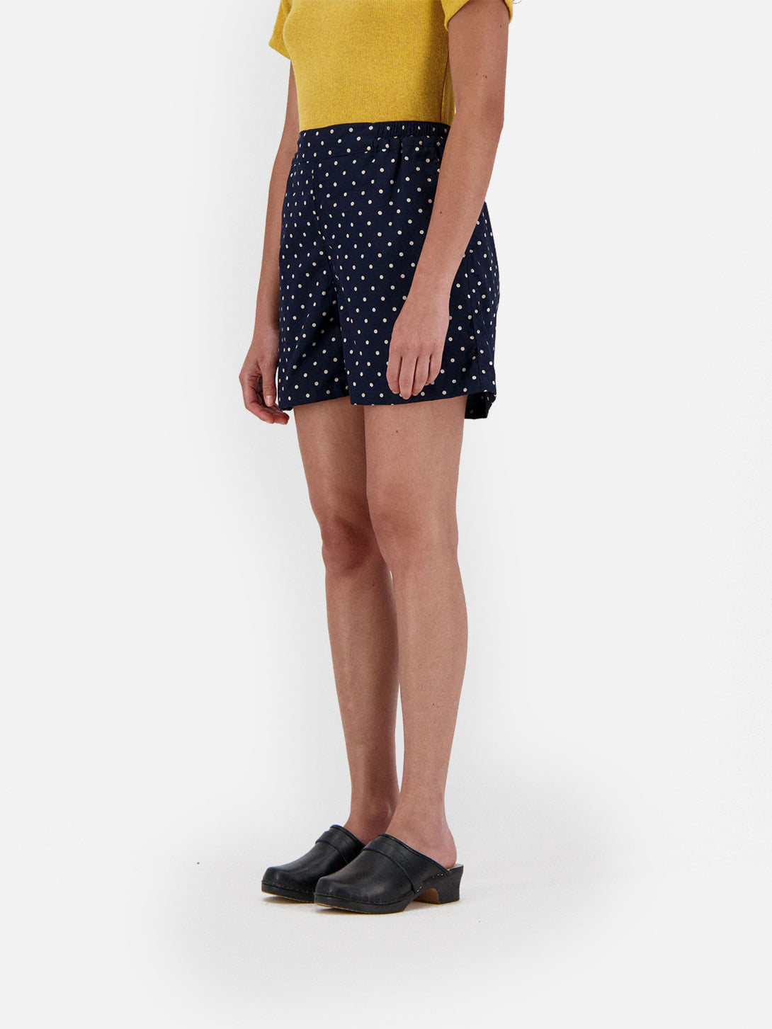Navy Private Shorts Polka Dots Womens Navy Dotted Swim Shorts Howlin 