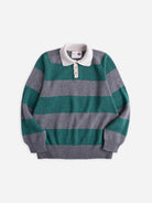 Green Whisper College is Fun Mens Knit Long Sleeve Polo Howlin Clothing 