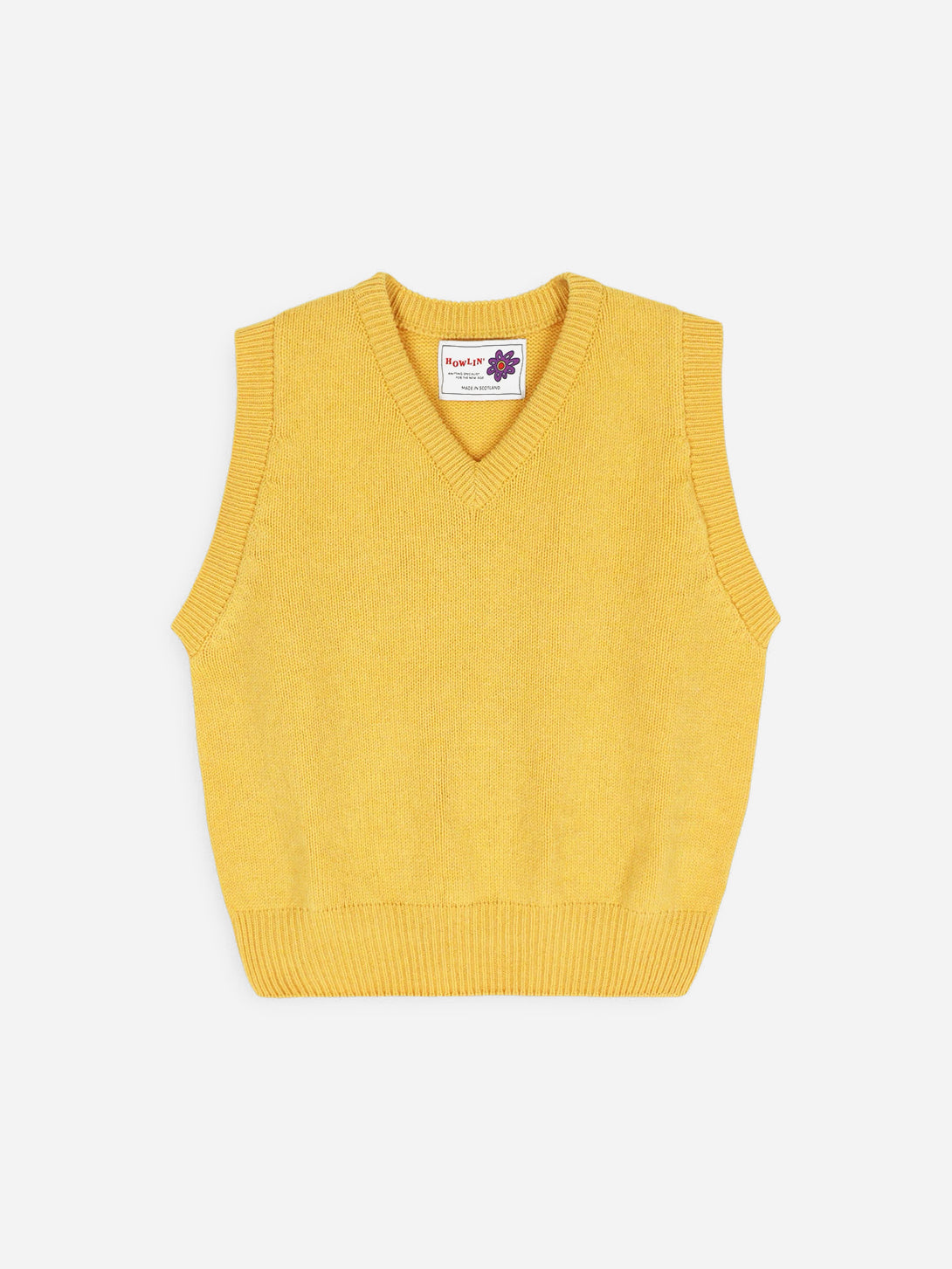 Sunny Up Slave to the Knit Cashmere Vest Pullover Sweater Howlin 