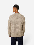 Hudson Aran Jumper Skiddaw Mens Knit Pullover Sweater Peregrin Clothing 