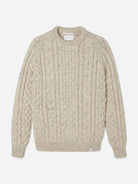 Hudson Aran Jumper Skiddaw Mens Knit Pullover Sweater Peregrin Clothing 