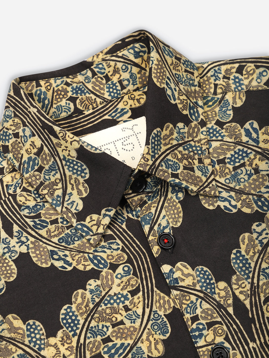 AJK25 Luis Shirt Mens Mini Checkered Kardo Button Up Woven Shirt Patterned