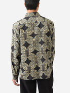 AJK25 Luis Shirt Mens Mini Checkered Kardo Button Up Woven Shirt Patterned