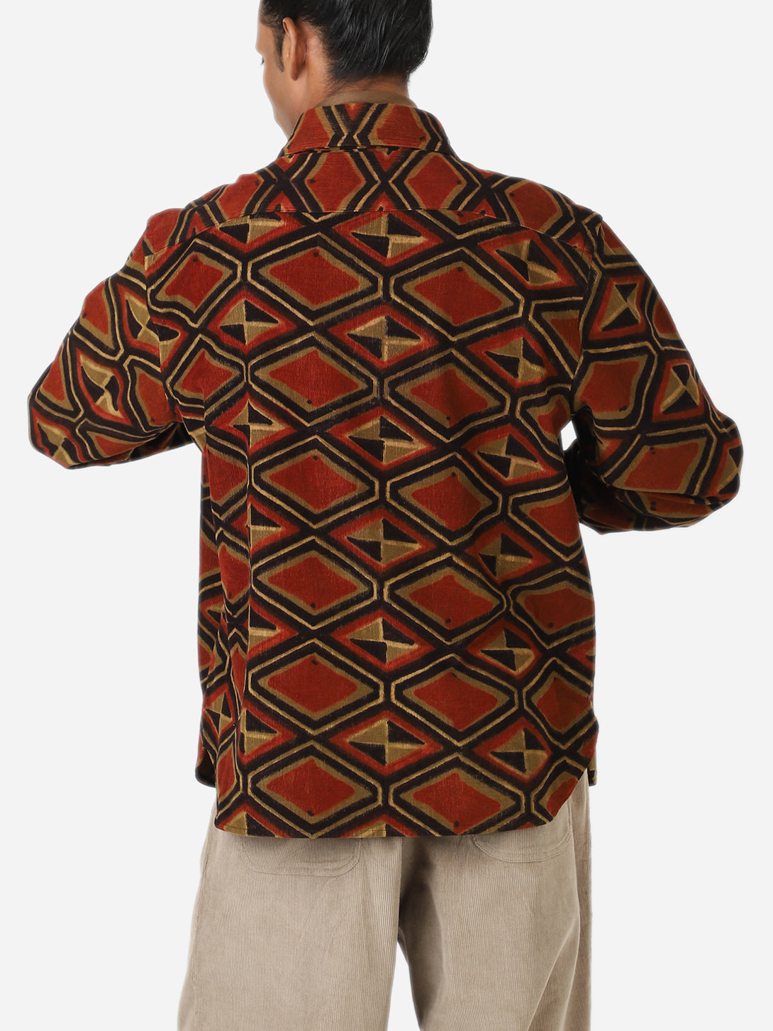 BP141 Bodhi Jacket Mens Kardo Button Up Jacket Mens Outerwear Pattern Coat 