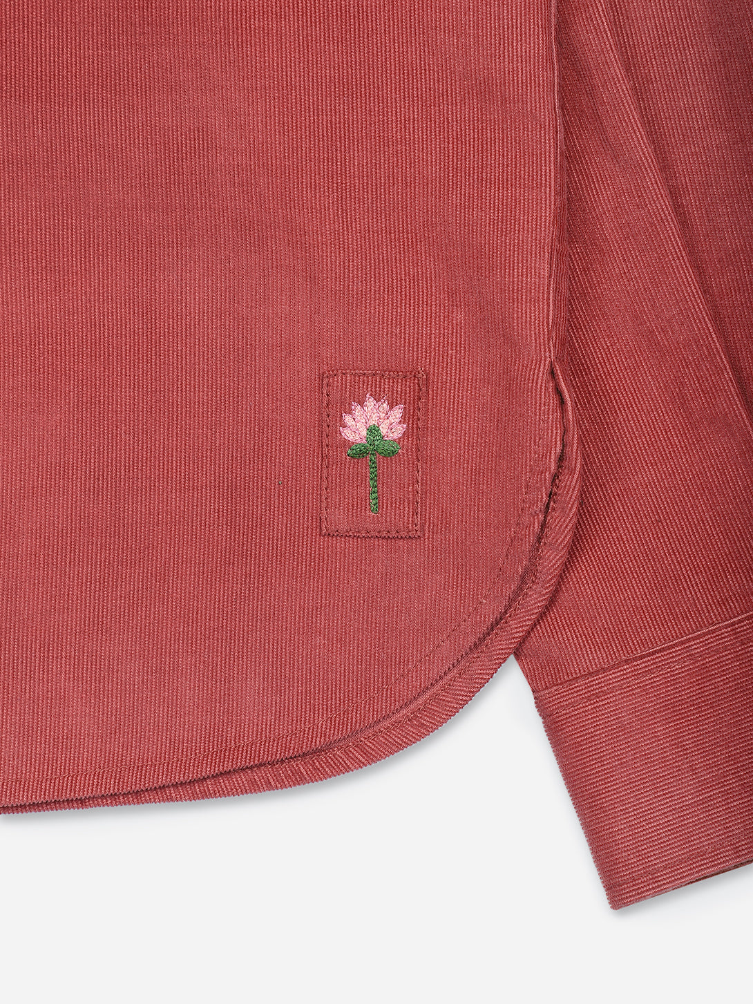 Living Coral Luis Cord Shirt Mens Kardo Corduroy Button Up Shirt 