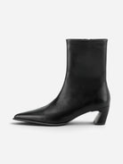 Black Ilona Womens Leather Ankle Boots Vagabond 