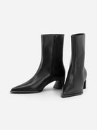 Black Ilona Womens Leather Ankle Boots Vagabond 