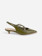 Hunter Jax Womens Green Intentionally Blank Leather Shoes 