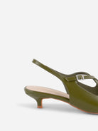 Hunter Jax Womens Green Intentionally Blank Leather Shoes 
