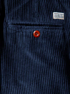 Plain Navy Jorge Pant Edmmond Studios Corduory Trousers 