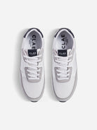 Microchip White Navy Joshua Clae Shoes Mens Clae Footwear Los Angeles 