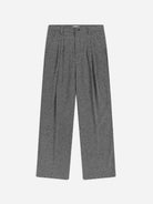 Blanc de Blanc Triple Pleated Static Trouser Krost Gray Pleated Trousers Krost Clothing