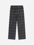 Night Sky Eco Half Elastic Plaid Pant mens Checkered Pleated Pants Krost Clothing