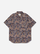 HWSS2603 Ronen Mens Pattern Camp Collar Woven Shirt Kardo 