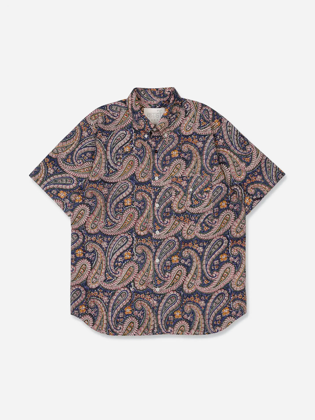 BPSS2602 Ron Patterned Short Sleeve Button Up Shirt Kardo 