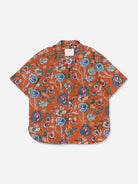 BPSS2601 Ronen Mens Pattern Camp Collar Woven Shirt Kardo 