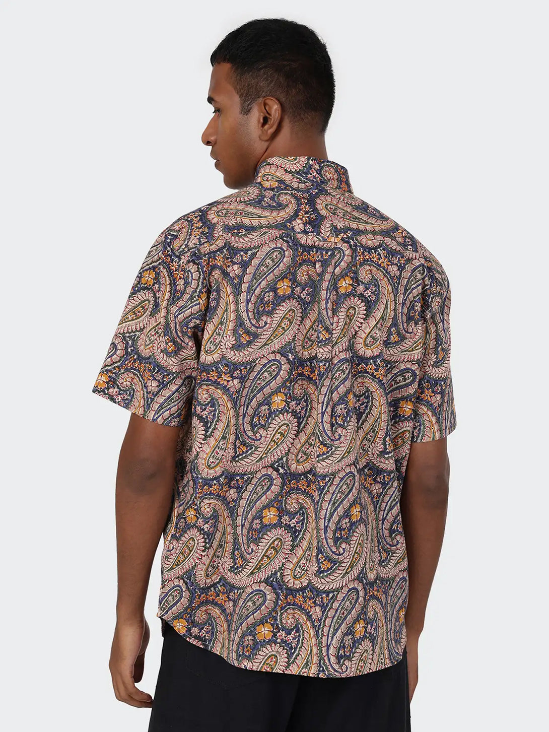 BPSS2602 Ron Patterned Short Sleeve Button Up Shirt Kardo 
