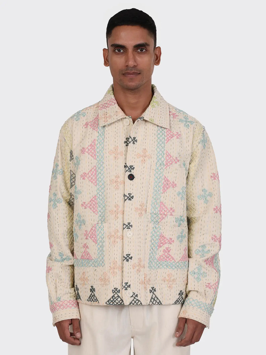 SUZSS2601 Bodhi Mens Pattern Button Up Woven Shirt Kardo 