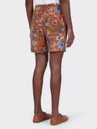 BPSS2601 Alghero Mens Pattern Drawstring Shorts Kardo
