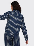 Handloom Denim Rumi Jacket Womens Striped Light Jacket Striped Kardo 