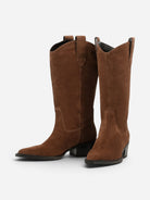 Cocoa Brown Kelsey Womens Hight Top Brown Suede Boots Vagabond 