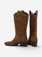 Cocoa Brown Kelsey Womens Hight Top Brown Suede Boots Vagabond 