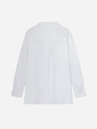 White No Boyfriend Shirt Womens Woven Button Up Shirt Laagam 
