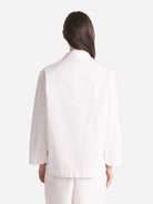 Pink Garbardine Work Jacket Button Up Collared Outerwear Le Mont St Michel Clothing 