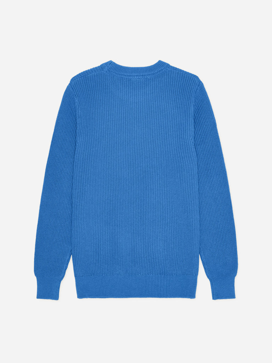 Palace Blue Gary Rib Crewneck Knit Mens Knit Crewneck Sweater Pullover Les Deux 