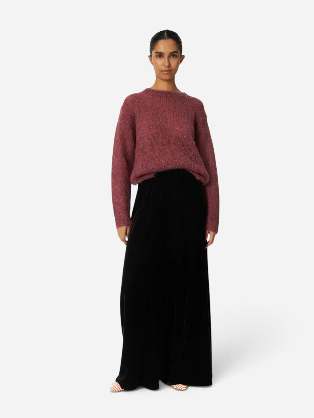 Rose Dust Luxury Mohair Sweater Stella Nova Womens Sweater 